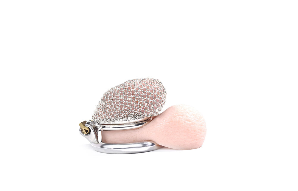 Mesh Chastity Cage S Stainless Steel – Ventilated & Comfortable