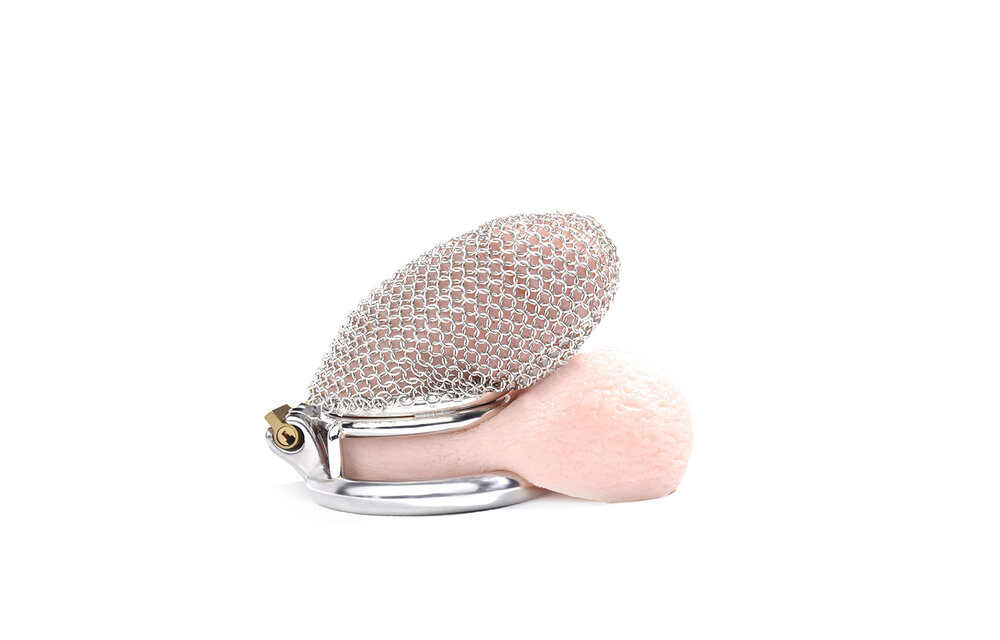 Steel Mesh Chastity Cage M | Comfortable & Durable