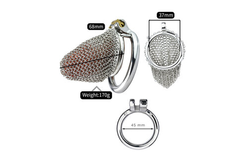 Stalen Mesh Kuisheidskooi M | Comfortabel & Duurzaam