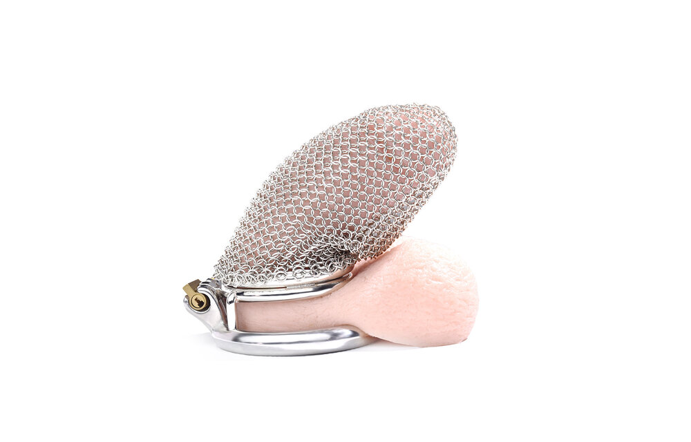 Stalen Mesh Kuisheidskooi Xl – Comfort & Veiligheid In Stijl