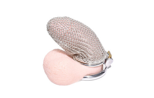 Steel Mesh Chastity Cage XL – Comfort & Safety in Style