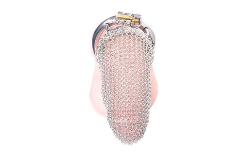 Steel Mesh Chastity Cage XL – Comfort & Safety in Style