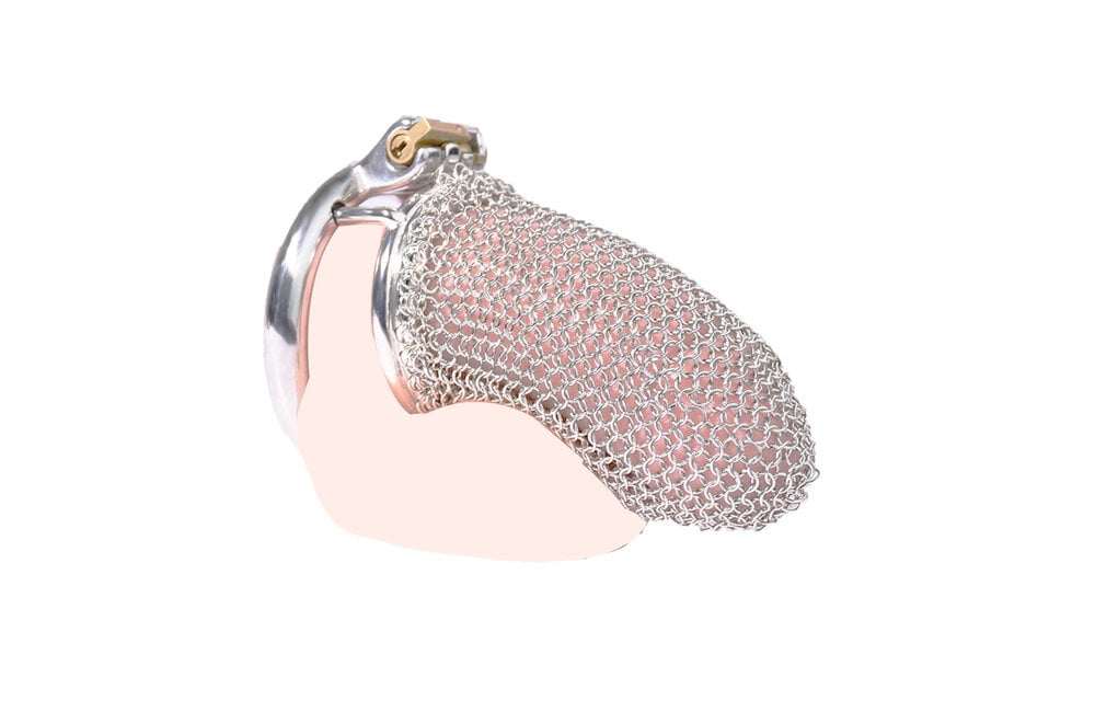 Steel Mesh Chastity Cage XL – Comfort & Safety in Style