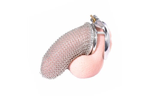 Steel Mesh Chastity Cage XL – Comfort & Safety in Style