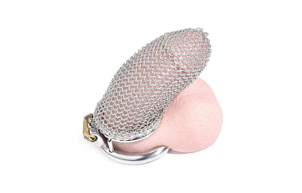 Steel Mesh Chastity Cage XL – Comfort & Safety in Style