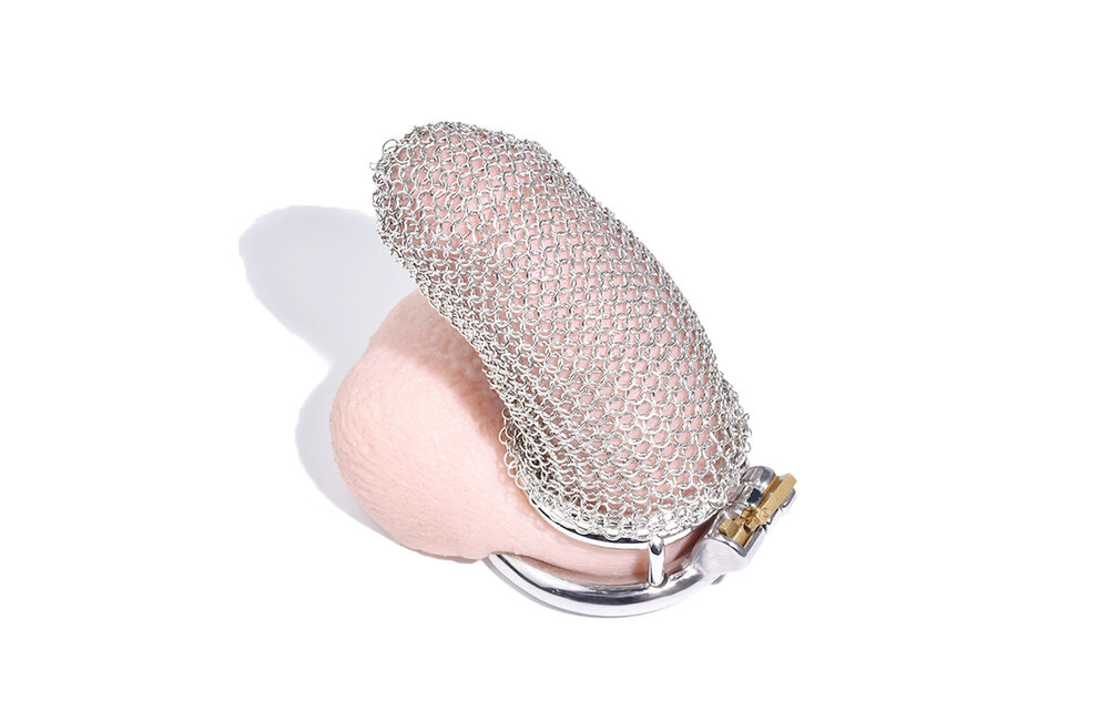 Steel Mesh Chastity Cage XL – Comfort & Safety in Style