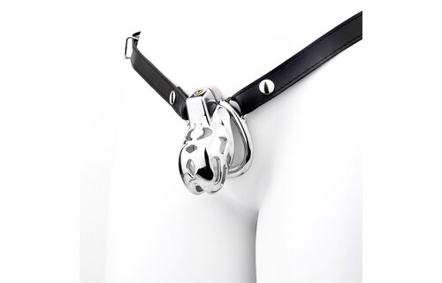 Modern Kuisheidsapparaat Roestvrij Staal & Pu-Riem