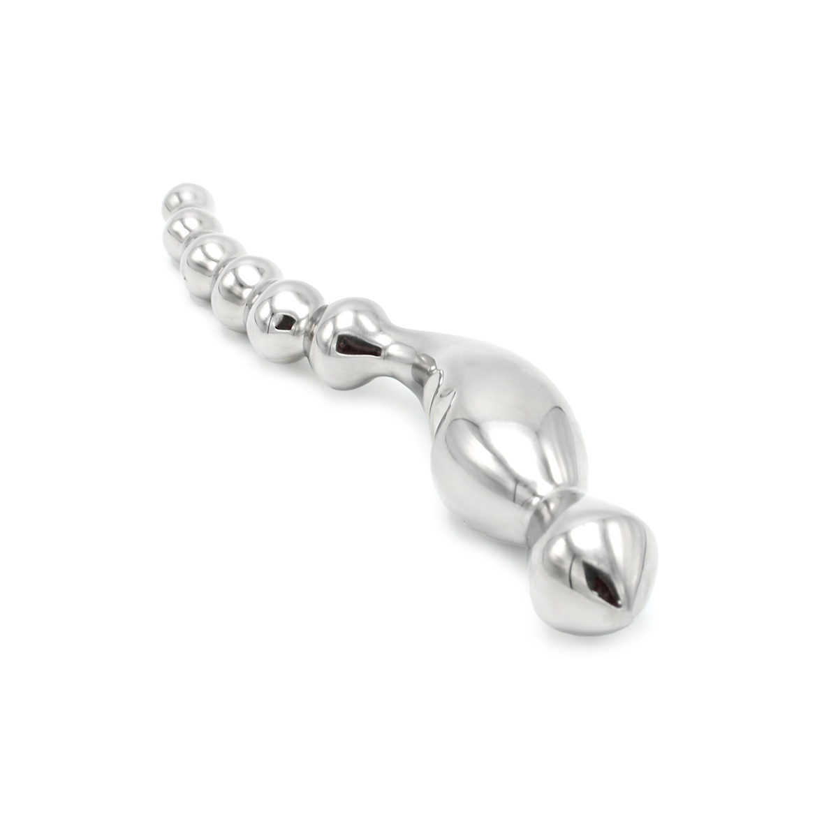 Curve Steel Dildo Ridges 22 cm – Uniek Roestvrij Stalen Plezier