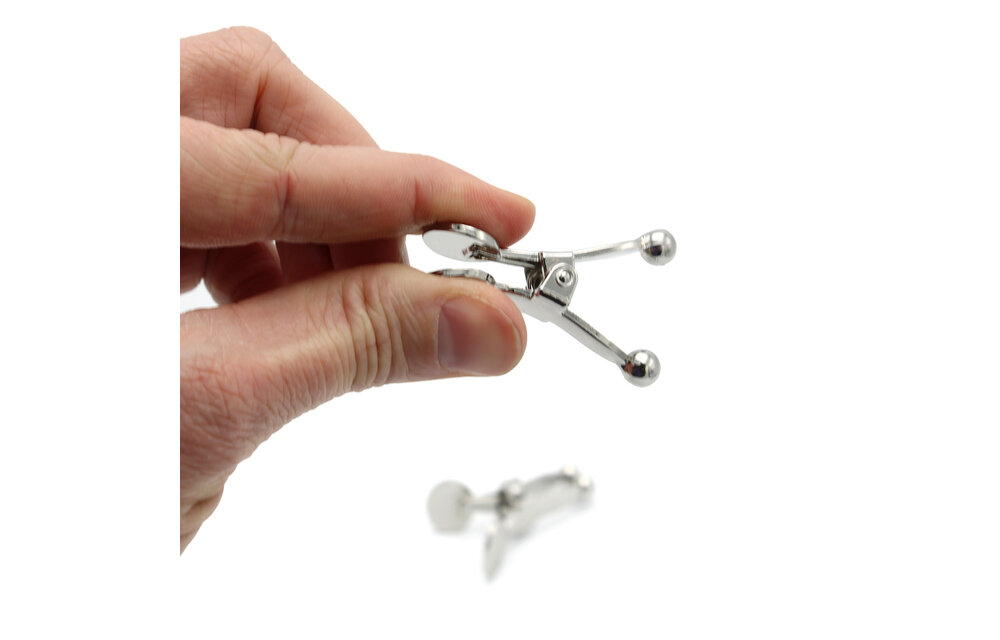 Nippelklemmen Silber mit Kugelspitzen – Elegantes sinnliches Vergnügen