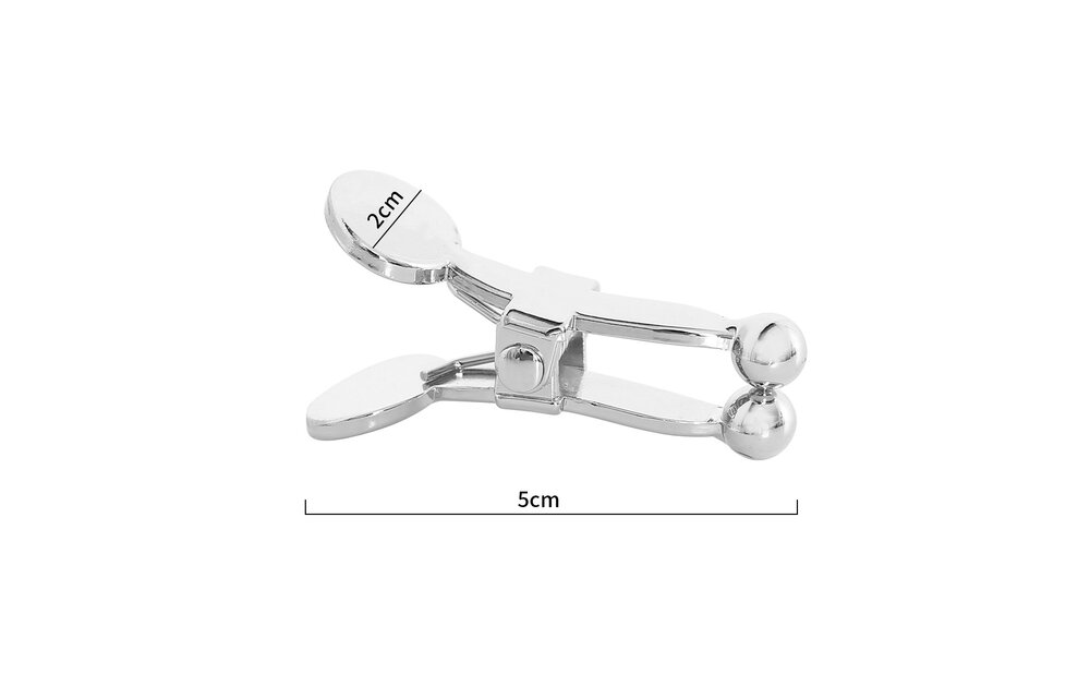 Silver Nipple Clamps with Ball Tips – Elegant Sensual Pleasure