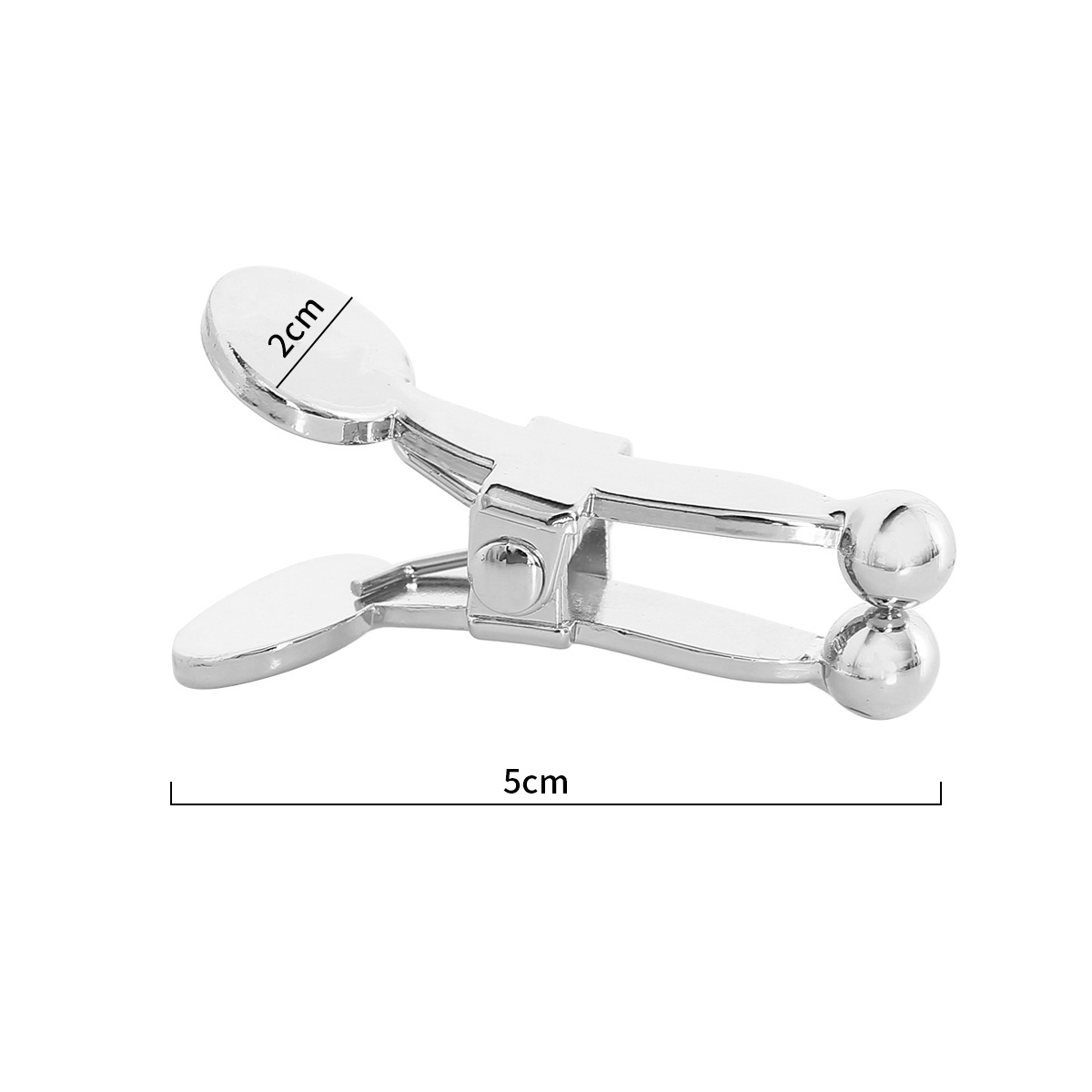 Silver Nipple Clamps with Ball Tips – Elegant Sensual Pleasure