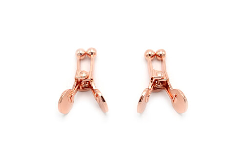 Nipple Clamps Rose Gold Ball Tips | Luxury, Comfort & Sensation