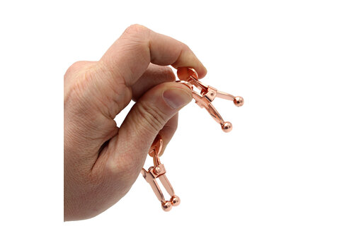 Nipple Clamps Rose Gold Ball Tips | Luxury, Comfort & Sensation