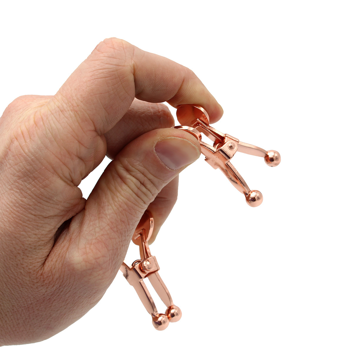Nipple Clamps Rose Gold Ball Tips | Luxury, Comfort & Sensation