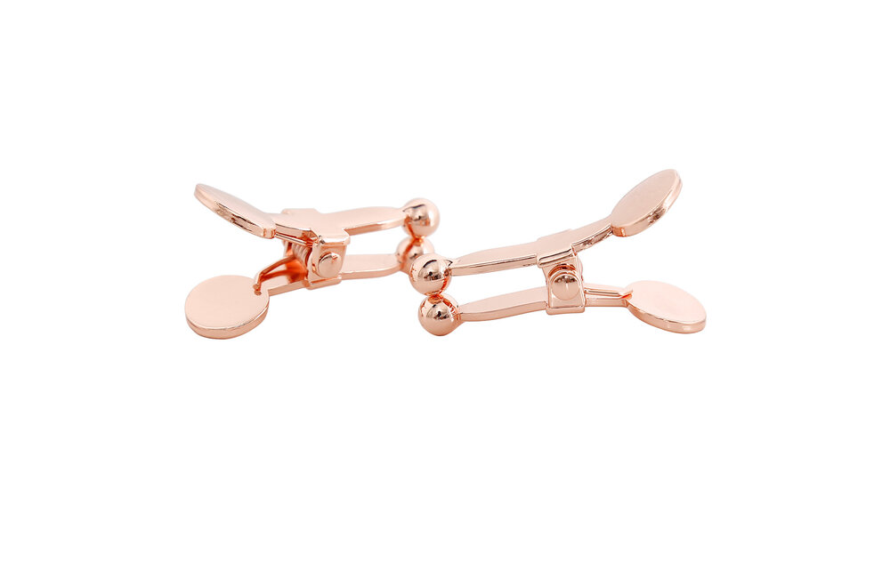 Nipple Clamps Rose Gold Ball Tips | Luxury, Comfort & Sensation