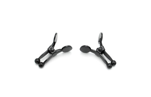 Nipple Clamps Matt Black with Ball Tips – Stylish & Intense Pleasure
