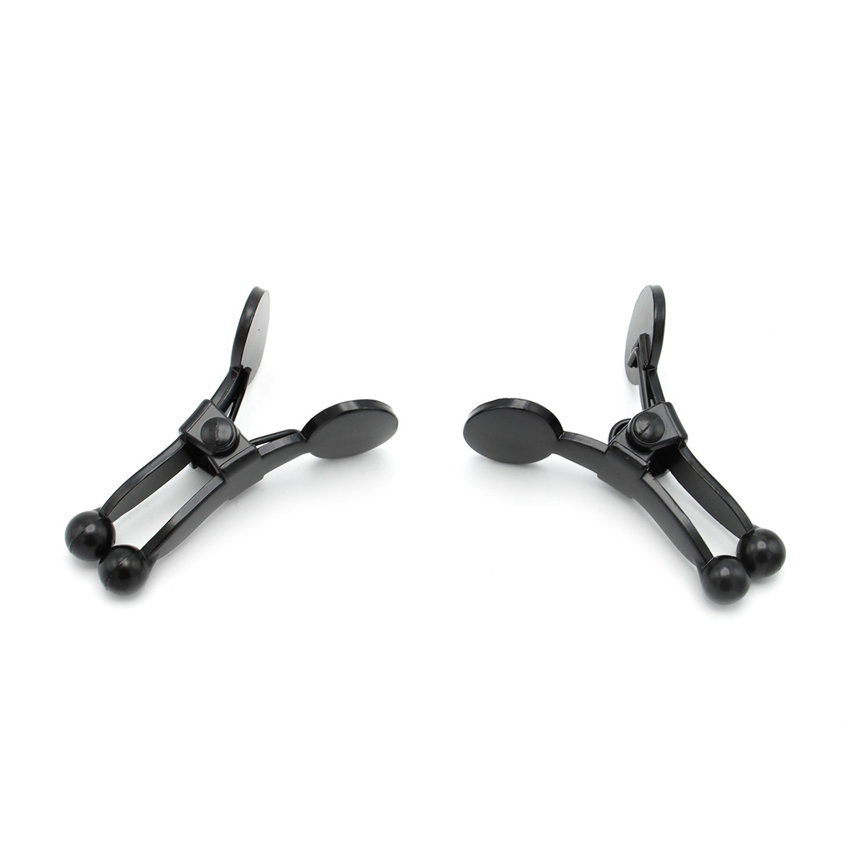 Nipple Clamps Matt Black with Ball Tips – Stylish & Intense Pleasure