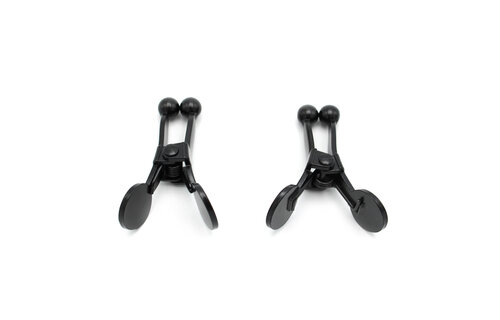 Nippelklemmen Mattschwarz mit Kugelspitzen – Stilvolles & intensives Vergnügen