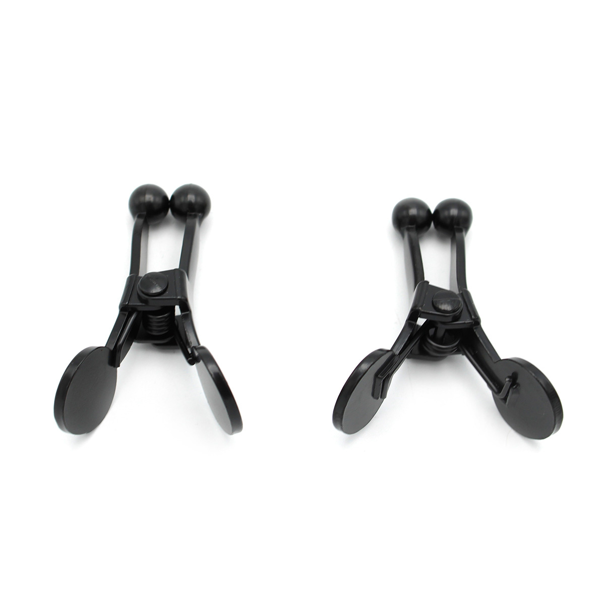 Nipple Clamps Matt Black with Ball Tips – Stylish & Intense Pleasure