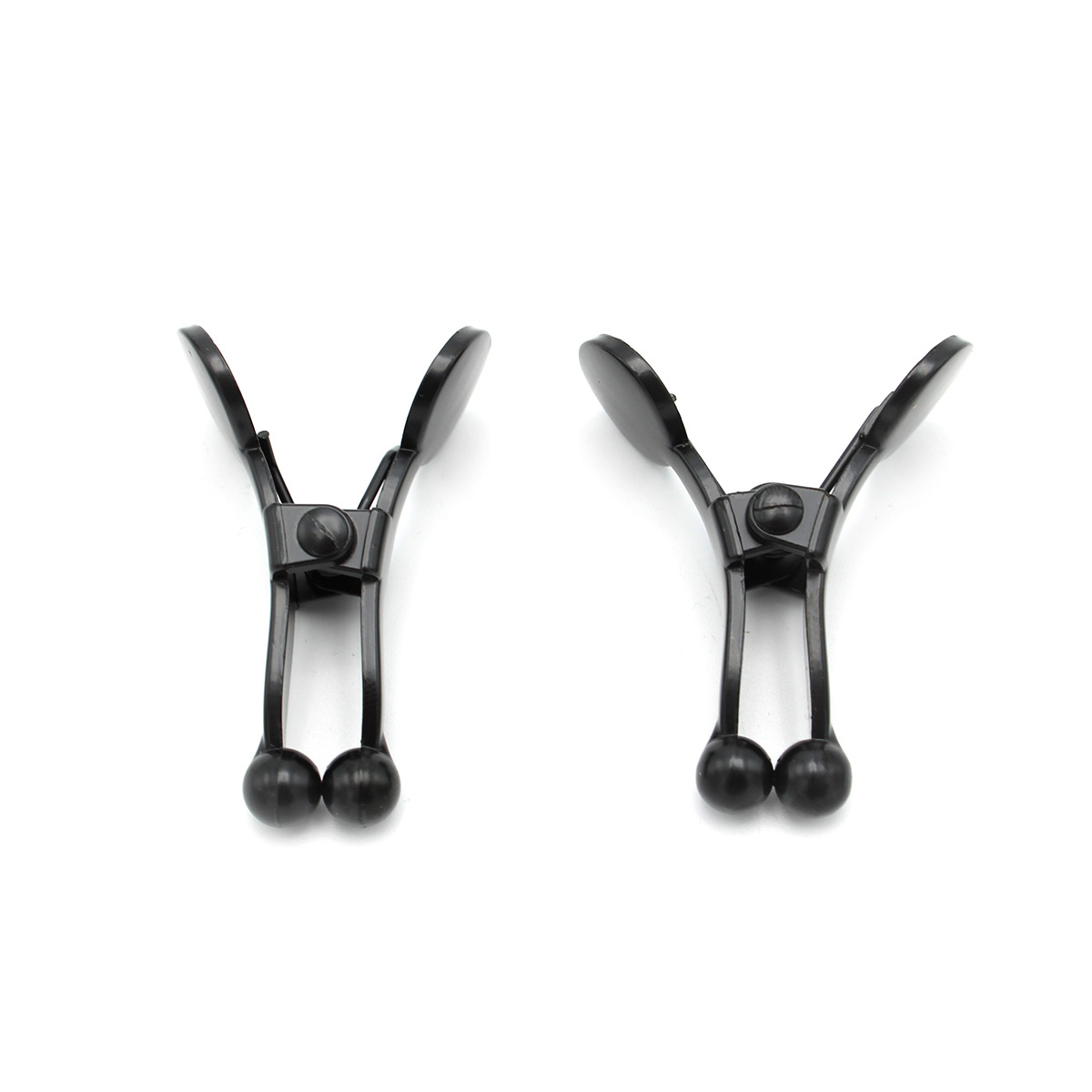 Nipple Clamps Matt Black with Ball Tips – Stylish & Intense Pleasure