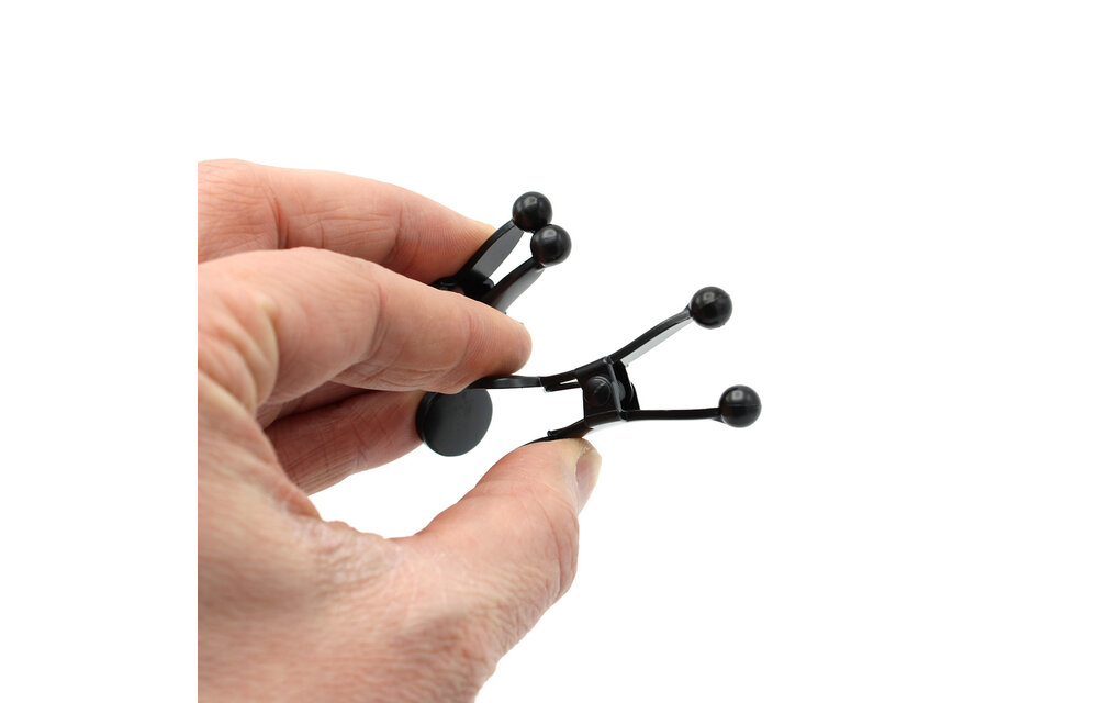 Nippelklemmen Mattschwarz mit Kugelspitzen – Stilvolles & intensives Vergnügen