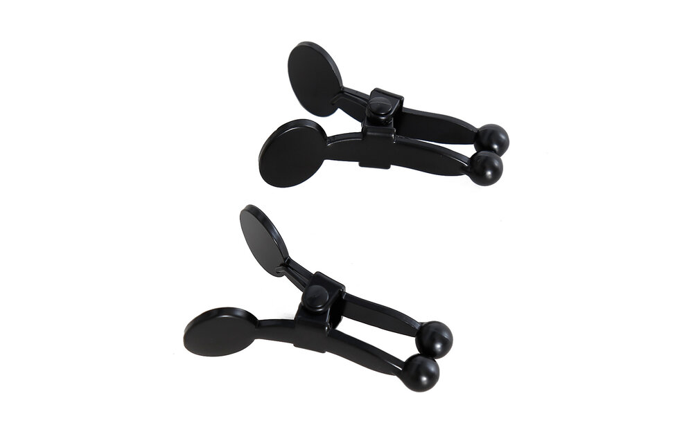 Nipple Clamps Matt Black with Ball Tips – Stylish & Intense Pleasure