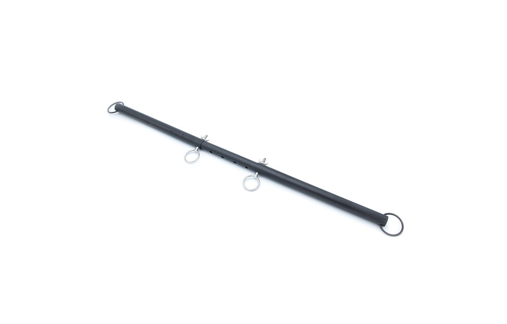 Black Adjustable Spreader Bar | Stainless Steel BDSM Tool