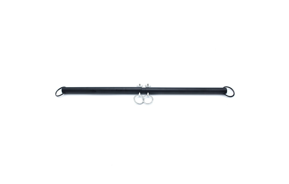 Black Adjustable Spreader Bar | Stainless Steel BDSM Tool