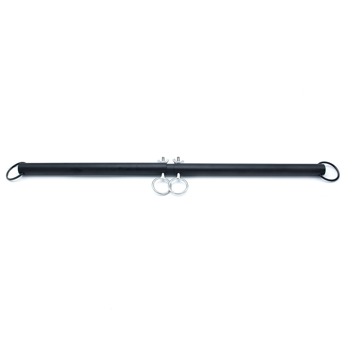 Black Adjustable Spreader Bar | Stainless Steel BDSM Tool