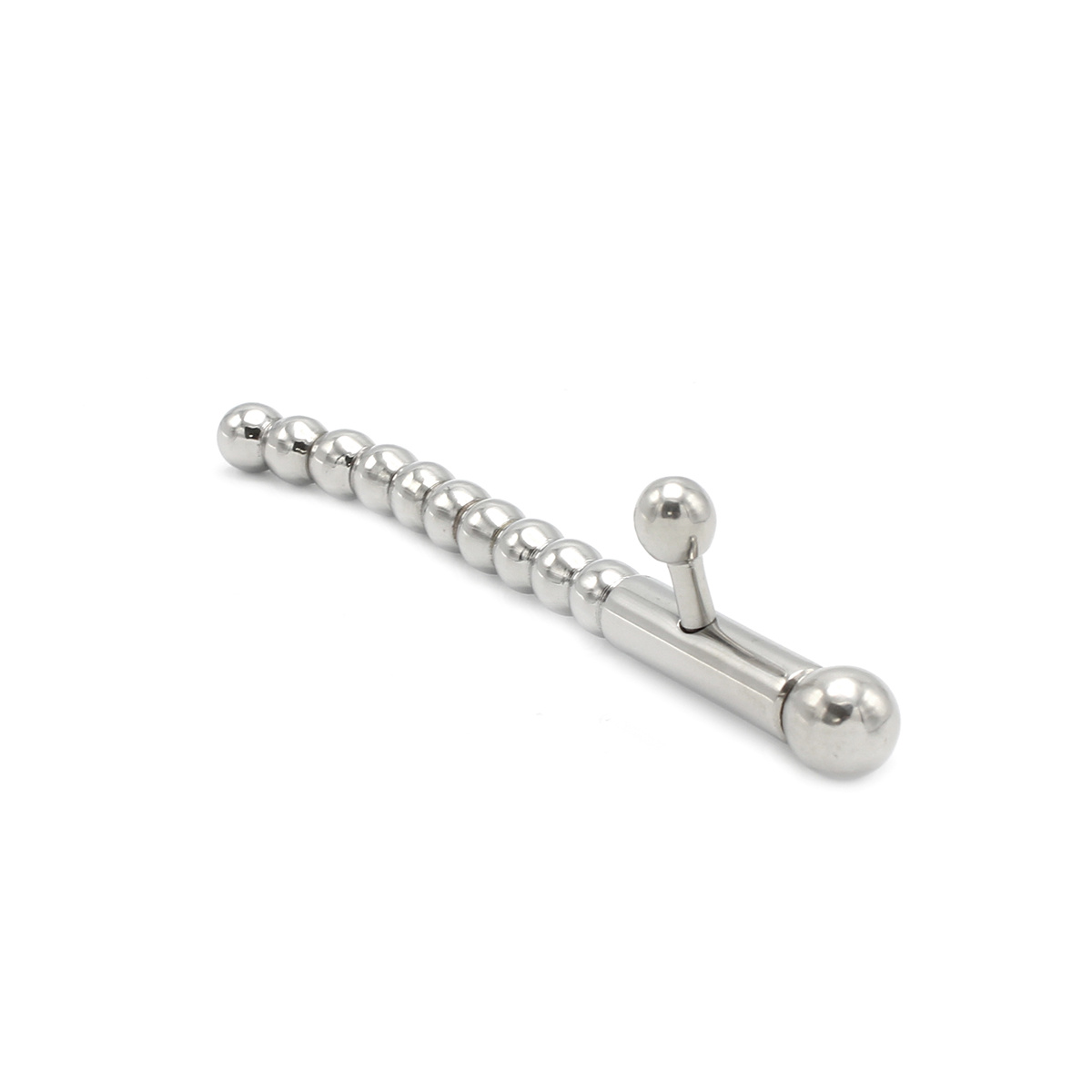 Holle Penisplug 2 Knoppen | Kiotos RVS Genot 8mm x 10,9cm