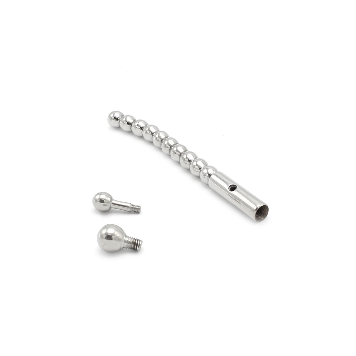 Holle Penisplug 2 Knoppen | Kiotos RVS Genot 8mm x 10,9cm