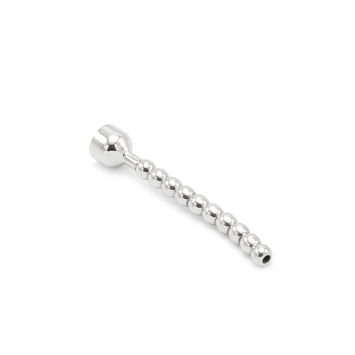 Hollow Curved Penis Shower Plug 8 mm | Kiotos Stainless Steel Pleasure