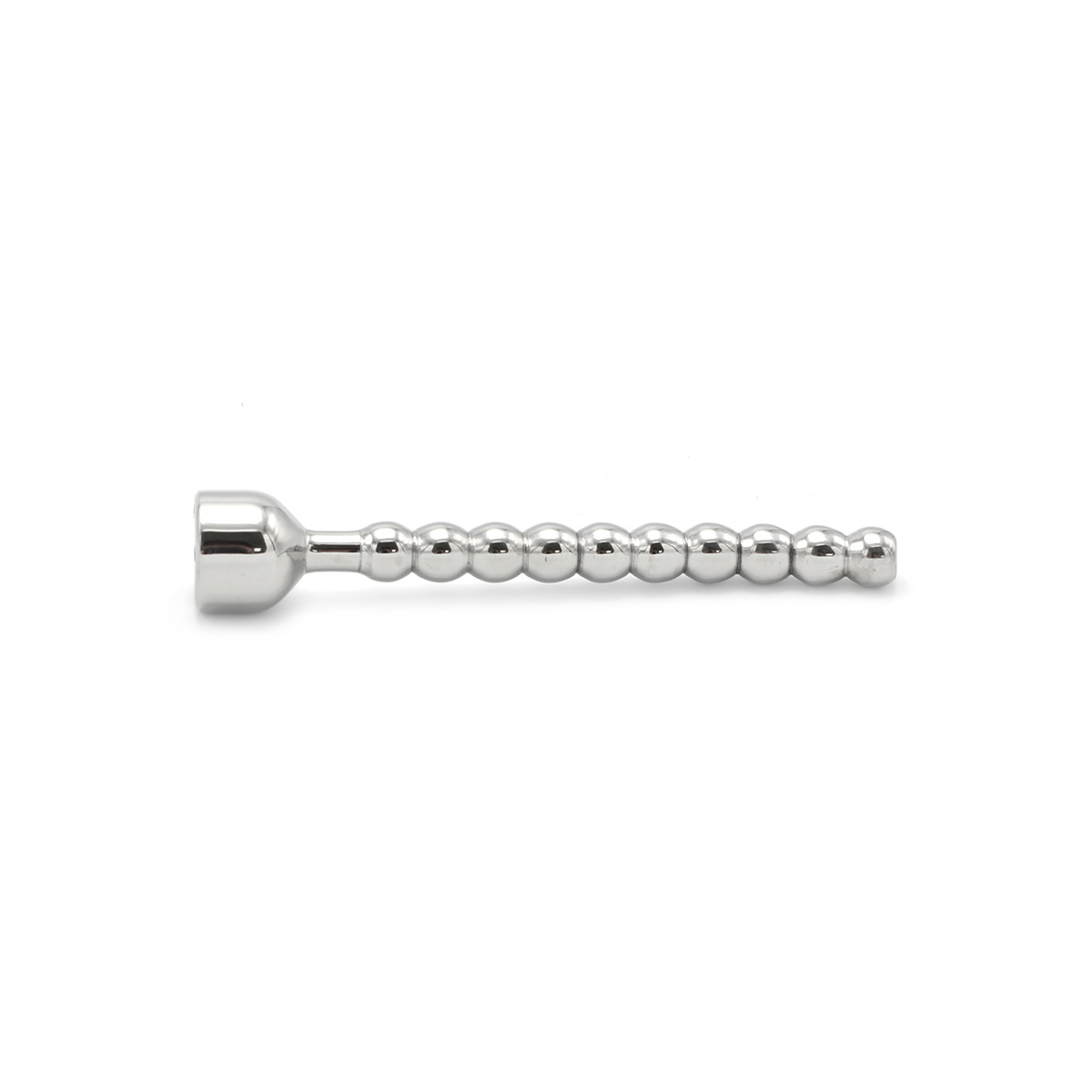 Hollow Curved Penis Shower Plug 8 mm | Kiotos Stainless Steel Pleasure