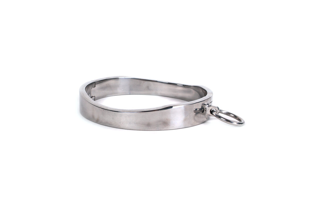 Oval Stainless Steel Collar | Unique & Comfortable Design