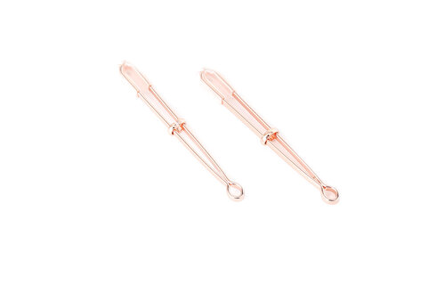 Pink Nipple Clamps Rose Gold | Elegant & Sensual Accessory