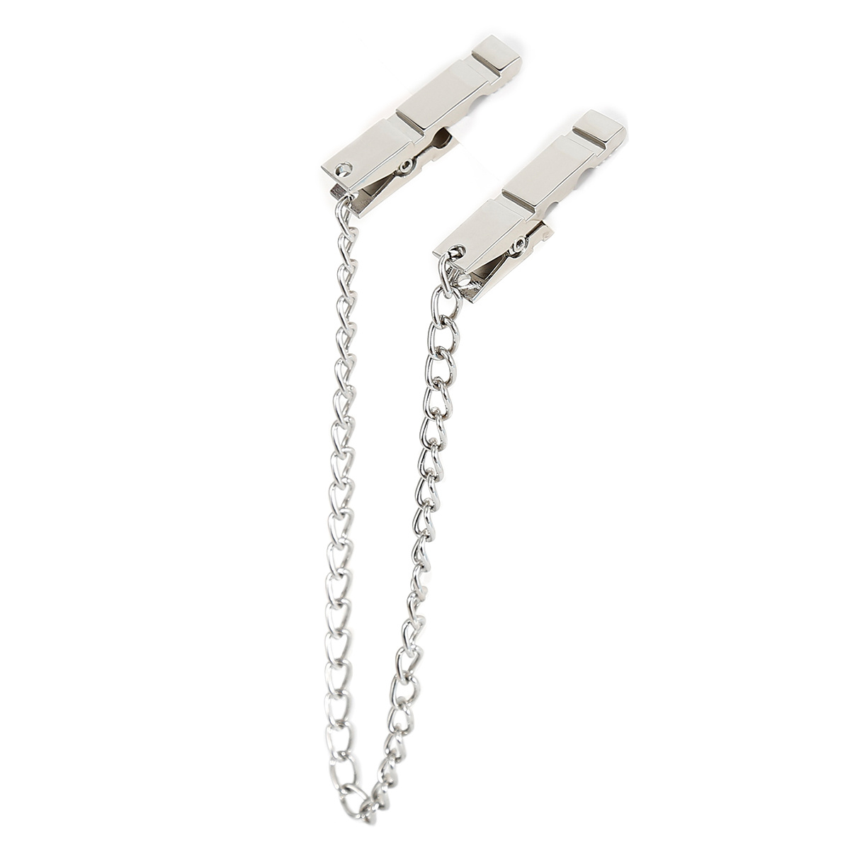 Modern Zinc Alloy Nipple Clamps with Chain – Stylish & Sensual