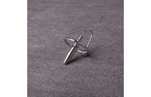 Penis Plug with Glans Ring 32mm Stainless Steel Kiotos – For Experienced Users