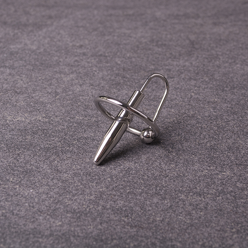 Penis Plug with Glans Ring 32mm Stainless Steel Kiotos – For Experienced Users