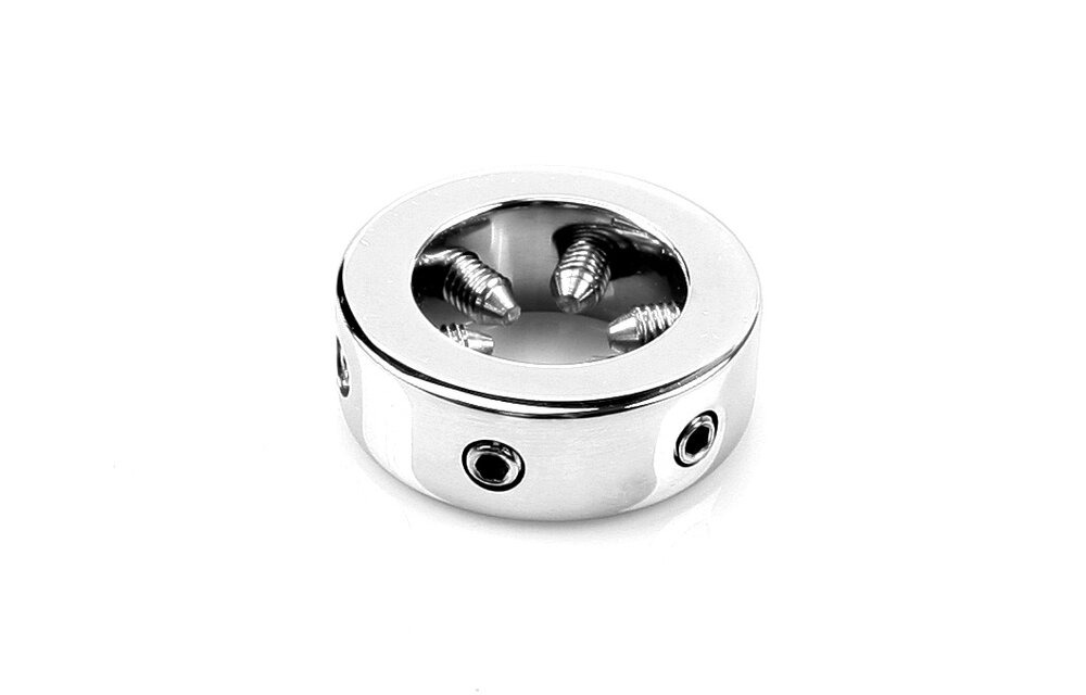 Glansspike Cock Ring 3.5 cm Stainless Steel with 6 Spikes