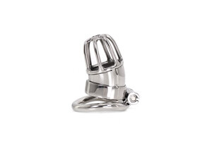 Edelstahl-Kiotos-Cock-Tube-Keuschheitskäfig 3,5 cm Stahl