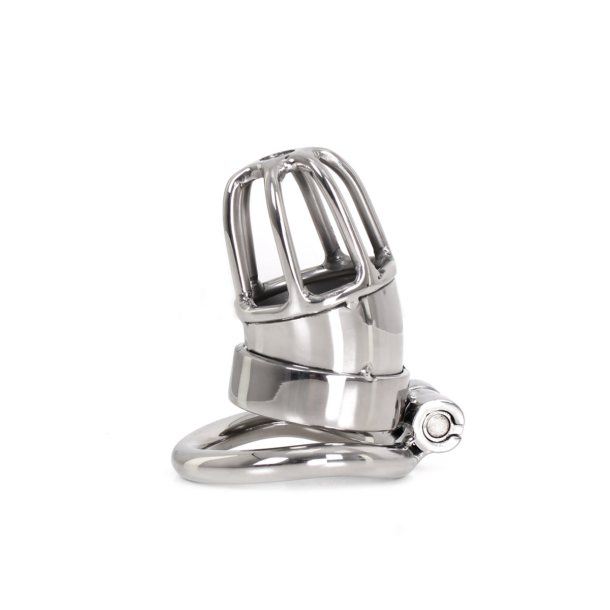 Stainless Steel Kiotos Cock Tube Chastity Cage 3.5 cm Steel
