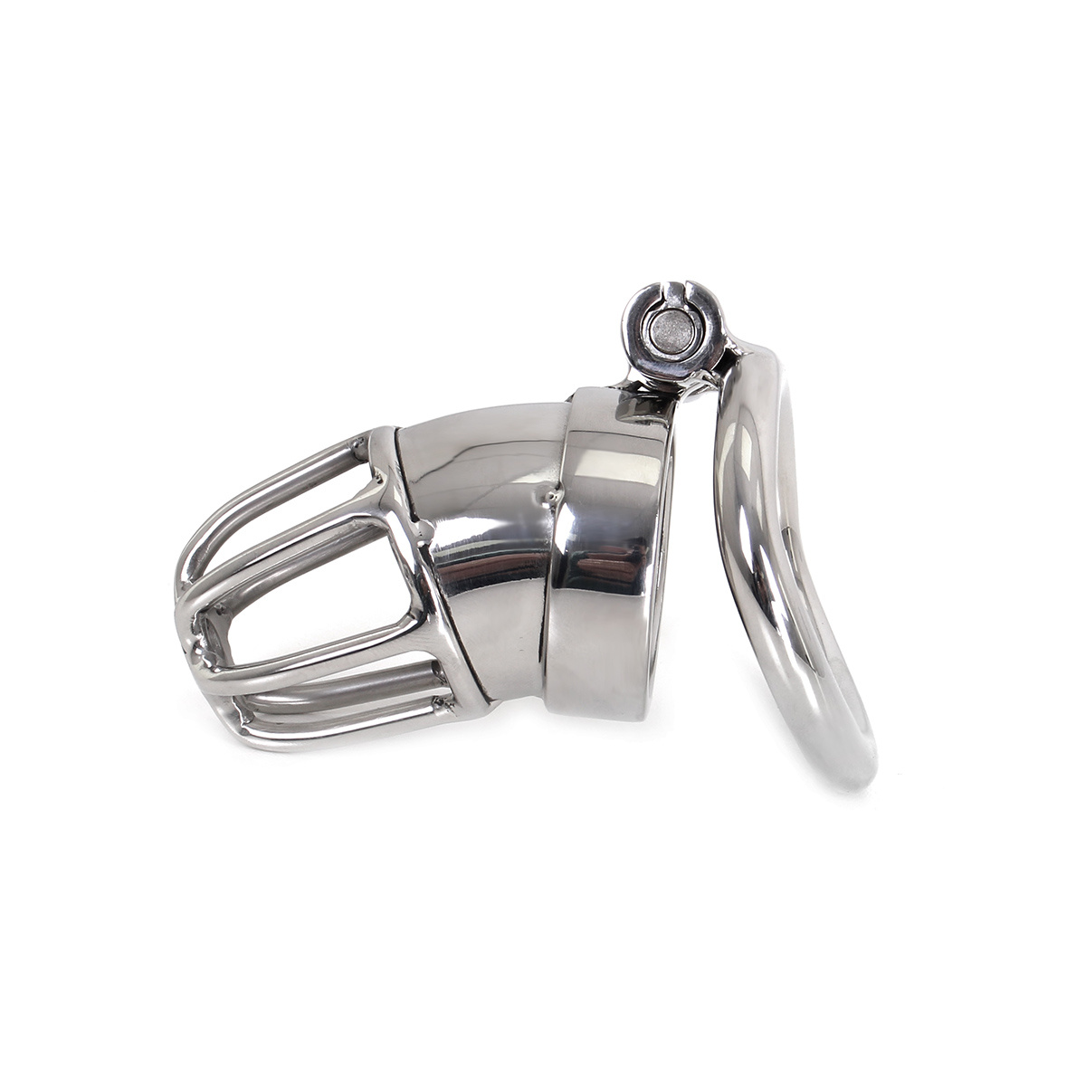 Stainless Steel Kiotos Cock Tube Chastity Cage 3.5 cm Steel