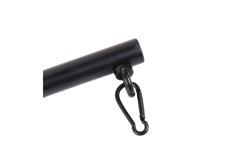 Schwarze verstellbare Spreizstange 4 Haken | Kiotos Steel BDSM