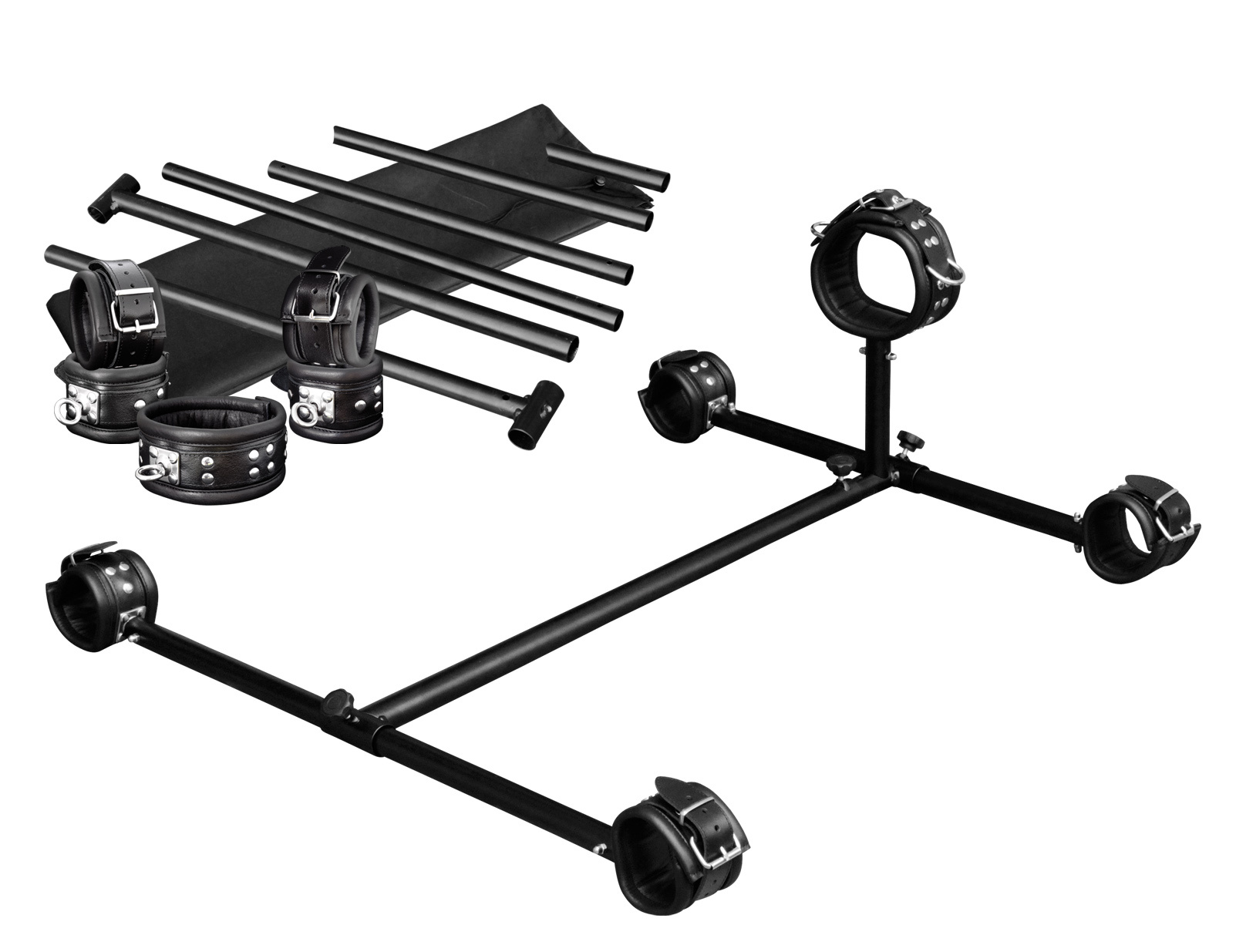 King Of Bondage Kiotos – Luxuriöses BDSM-Set | Leder & Stahl