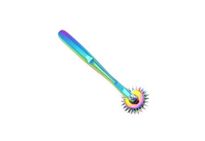 Doppeltes Regenbogen-Windrad | Luxuriöse Edelstahl-Sensation