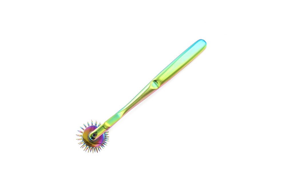 Doppeltes Regenbogen-Windrad | Luxuriöse Edelstahl-Sensation