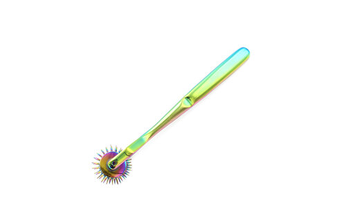 Dubbele Regenboog Pinwheel | Luxe Roestvrij Stalen Sensatie