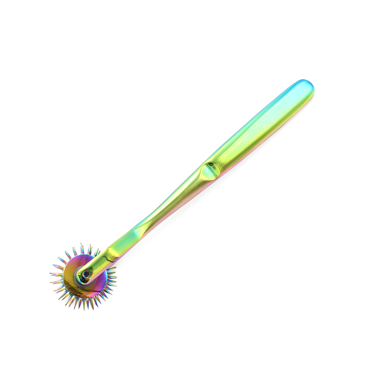 Dubbele Regenboog Pinwheel | Luxe Roestvrij Stalen Sensatie