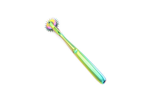 Dubbele Regenboog Pinwheel | Luxe Roestvrij Stalen Sensatie