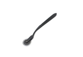 Einzelnes klassisches Pinwheel Mattschwarz – Geheimnis & Eleganz 18 cm